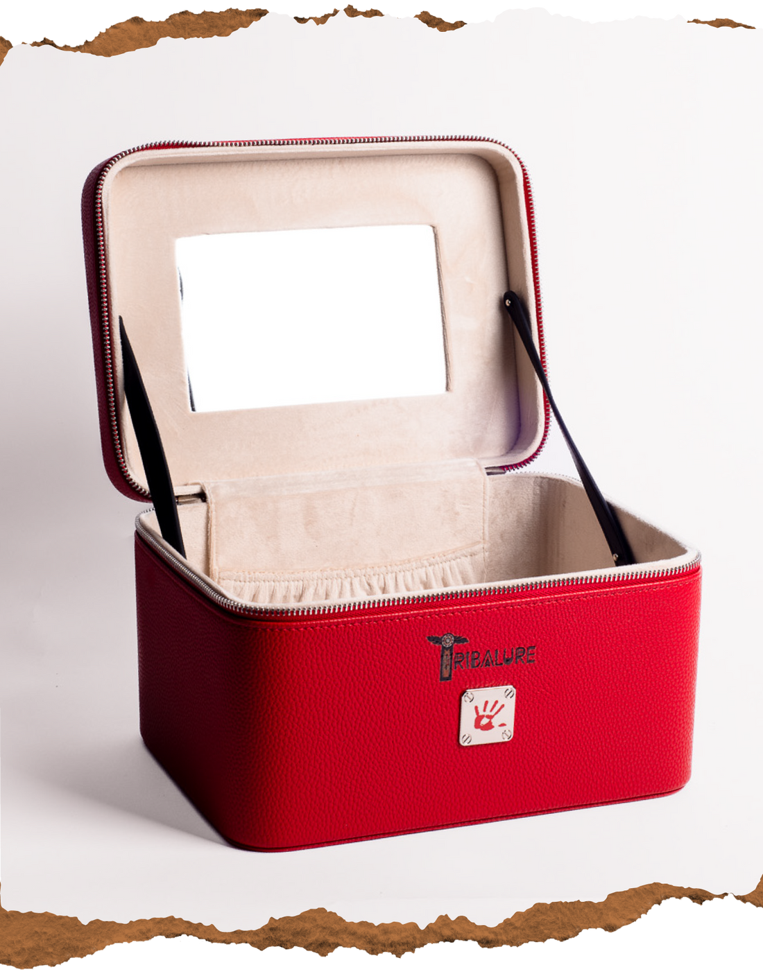 Red Cosmetic Carrying Case